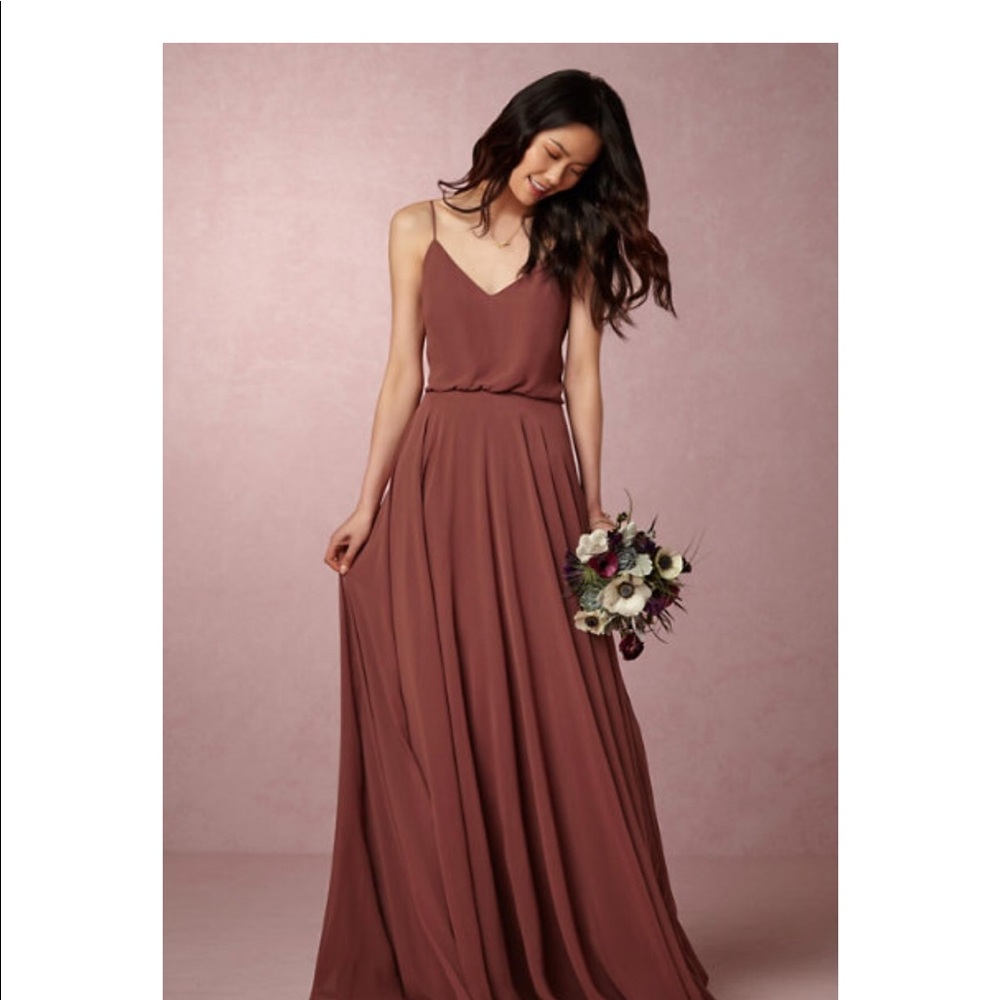 Jenny yoo inesse in cinnamon rose from BHLDN